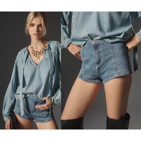 Pilcro Pants - Pilcro Low-Rise Micro Shorts New‎ size 27